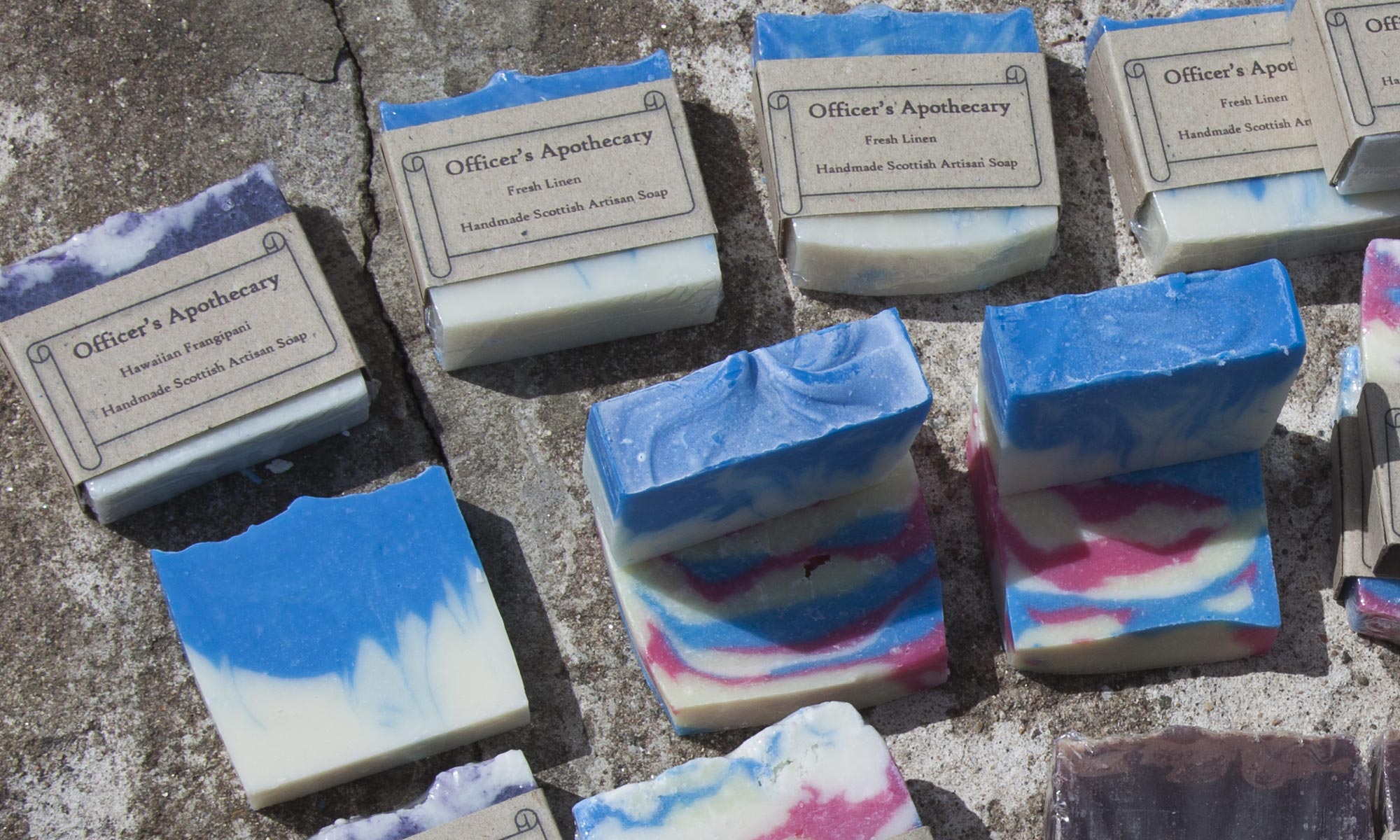 Soaps close up